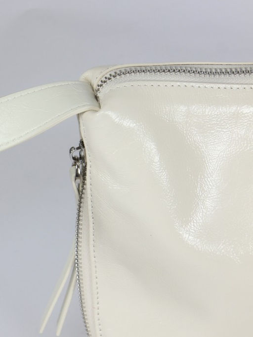 Сумка женская натуральная кожа GU 2066-2075, 1отд, плечевой ремень, молочный SALE 265016 - Adelia фото 4