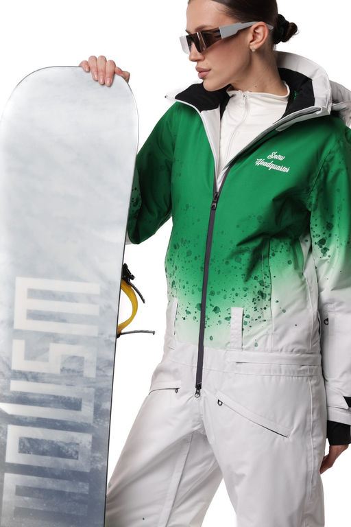 Комбинезон BB-0525 Бело-зеленый