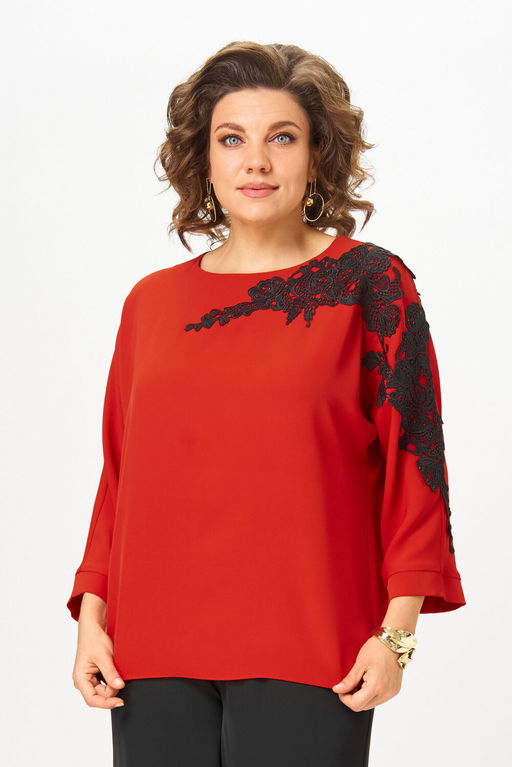 Блуза Rumoda 2277 красный дл. р.