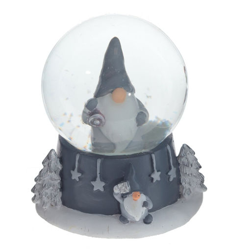 Фигурка декоративная в стекл. Шаре "Гном", D 5 см, L5,5 W5 H6 см, 2в.