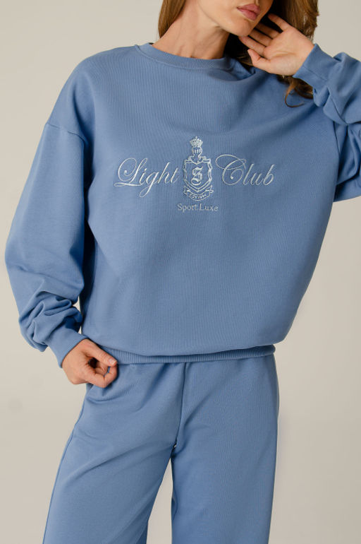 Арт. 2-540 Костюм женский с брюками 44-50 (4 шт) Цвет:Голубой - Калинка фото 27