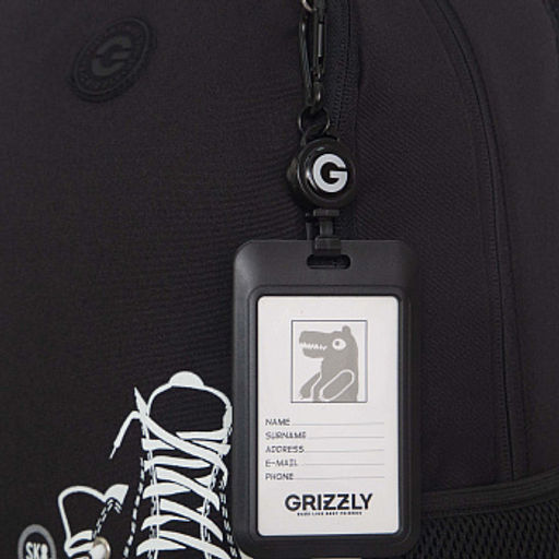 RB-651-5 Рюкзак школьный с картхолдером на держателе - Grizzly фото 30