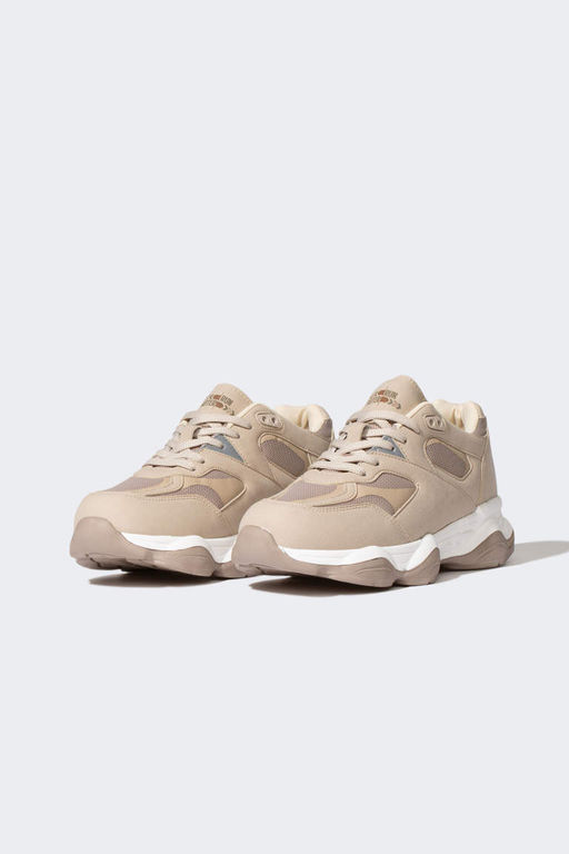 Мужская спортивная обувь на толстой подошве на шнуровке - Defacto фото 2