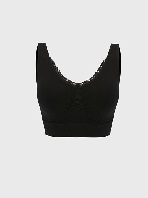 Balensiz Dolgusuz D?z Seamless Sporcu S?tyen