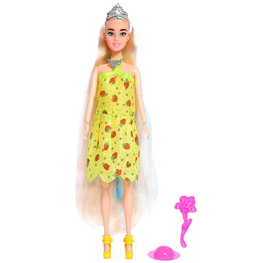 Кукла-модель шарнирная Оля в платье, с аксессуарами, МИКС - Simaland фото 11