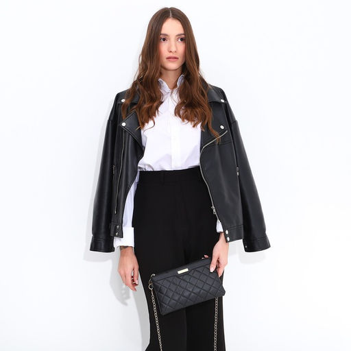 Сумка-клатч на молнии, цвет чёрный - Simaland фото 7