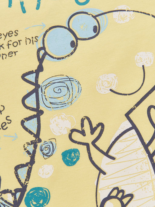 Пижама UD 1057 желтый/голубой