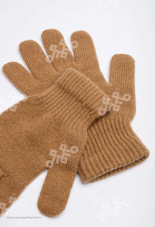 из натуральной монгольской шерсти Перчатки взрослые унисекс - Тод оймс ххк фото 5