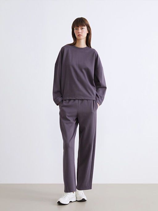 Bisiklet Yaka Kad?n Sweatshirt