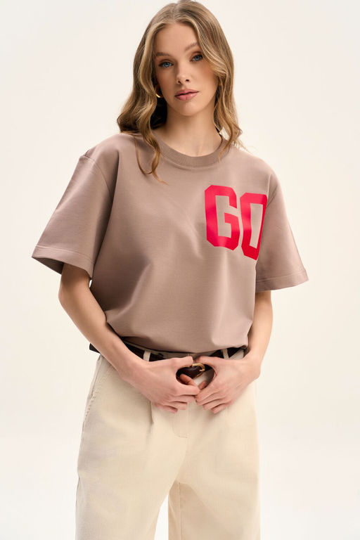 Футболка GO F1001N/04-03.164-170 мокко мусс