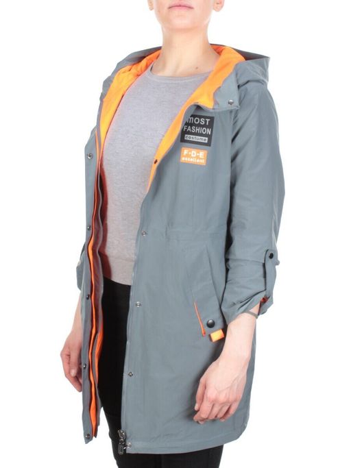 FY-888 DARK GRAY Ветровка женская COSEEMI (65% хлопок, 35% полиэстер) - Fashion фото 7