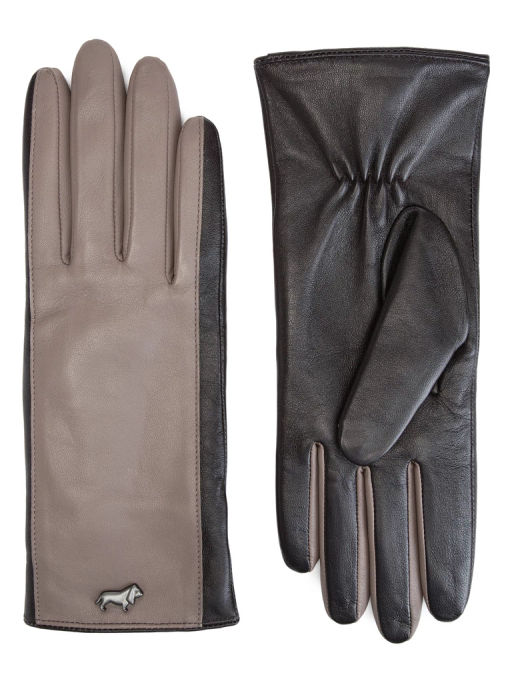 Перчатки жен п/ш LB-0641 d.brown/taupe - Labbra фото 5