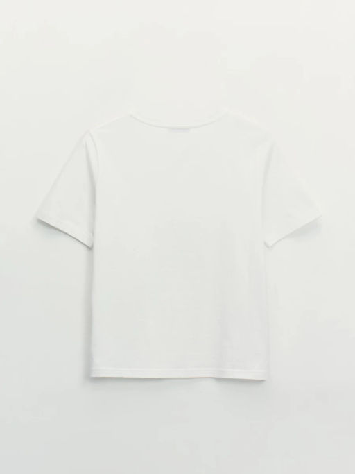 Базовая футболка из хлопка / Zarina  фото 9