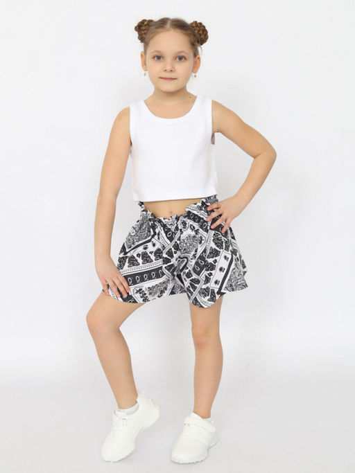 CRB wear/ CSKG 70473-22-398 Шорты для девочки,черный/Ex.Cherubino  фото 5