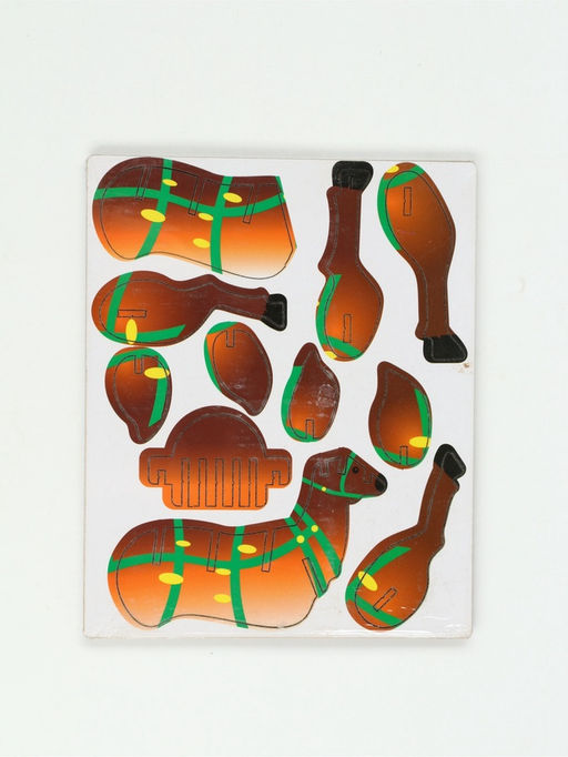 Сладкий детский подарок Весёлого нового года: набор конфет 300 г + 3Д конструктор с оленем в коробке