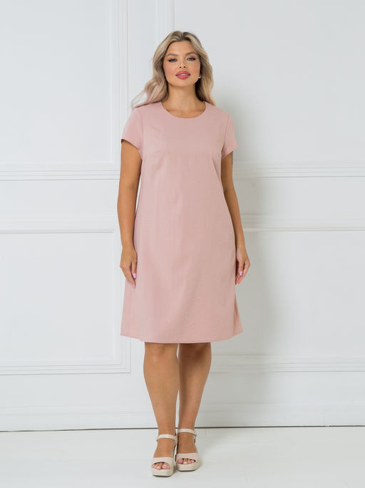 Платье 1453 пудровый