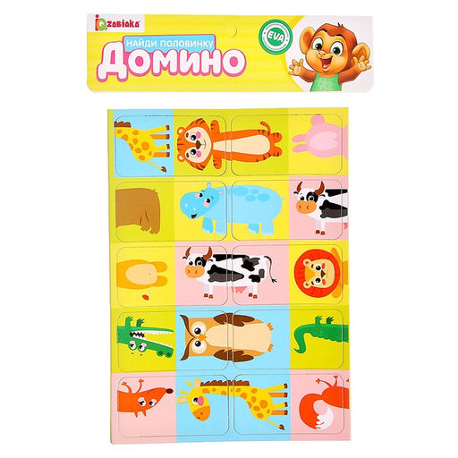 Домино детское Найди половинку, материал EVA, парочки, по методике Монтессори - Iq-zabiaka фото 5