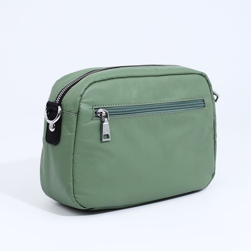 Сумка кросс-боди на молнии, цвет зелёный - Simaland фото 3