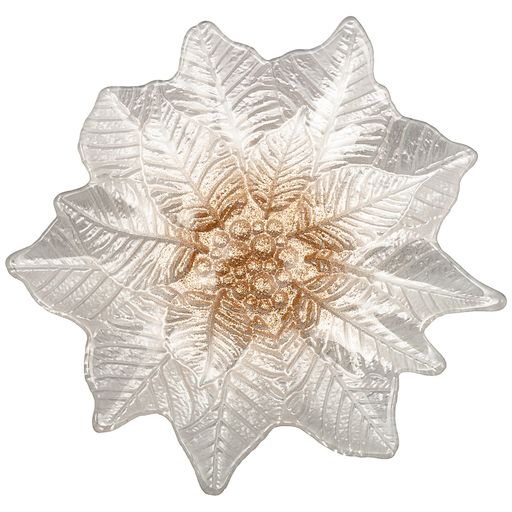 БЛЮДО POINSETTIA WHITE GOLD 21СМ БЕЗ УПАКОВКИ