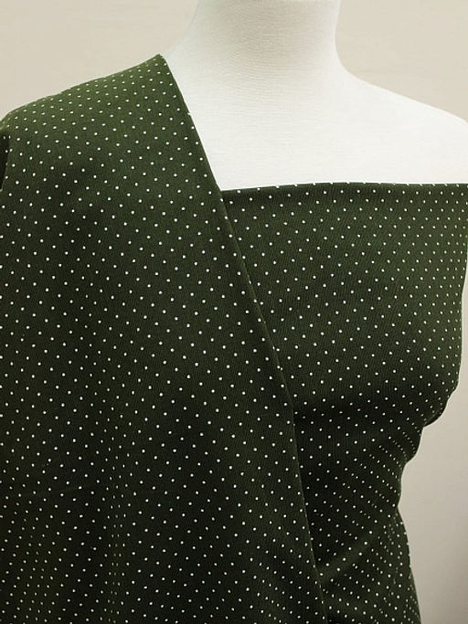 Микровельвет Пшено на темно-болотном хаки, СОРТ2, ш.1.1м, хлопок-100%, 130гр/м.кв - Купава фото 8