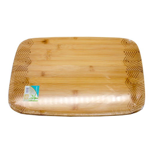 Доска разделочная бамбук 380*280*10мм №26 КТ-ДР-131 - Катунь фото 2