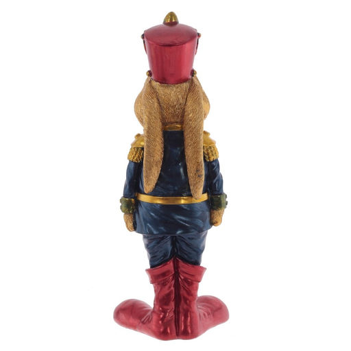 Фигурка декоративная "Солдатик-зайка" (блок из 2шт), L8 W6,5 H21,5 см