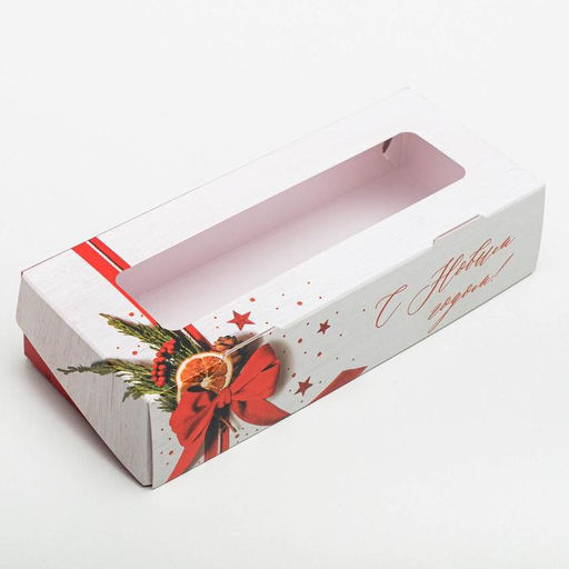 Цена за 5 шт. Коробка складная «С Новым годом», 17×7×4 см