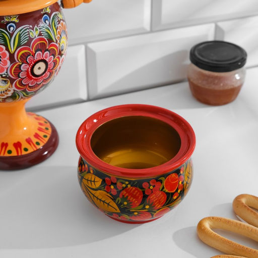 Сахарница дерево хохлома «Малая»