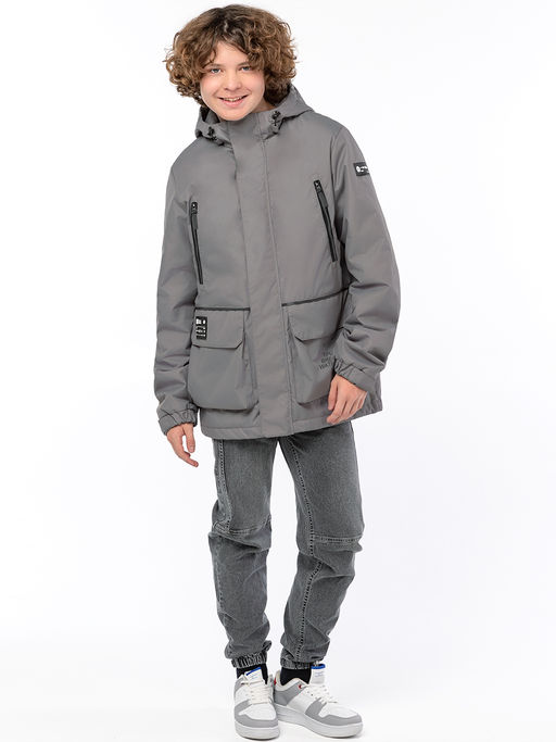 Куртка 4м3725 серый - Nikastyle фото 2