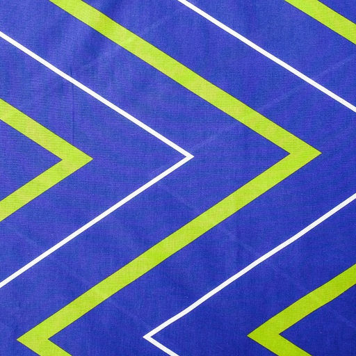 Постельное бельё Этель 2 сп Зелёно-синие зигзаги 175х215, 200х220, 70х70-2 шт  фото 9