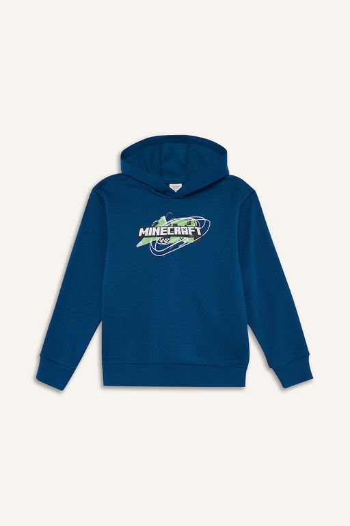 Minecraft Kap__onlu Sweatshirt Erkek _ocuk - Defacto фото 7