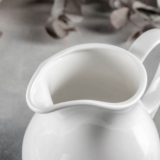 Кувшин фарфоровый Wilmax, 1.6 л, цвет белый