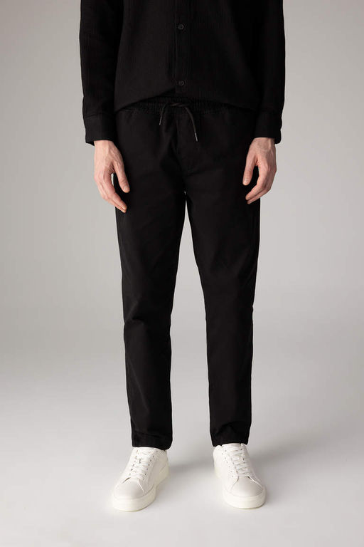 Брюки Jogger скинни из габардина - Defacto фото 3