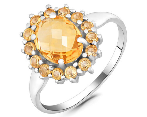 Кольцо, цитрин, Ариадна