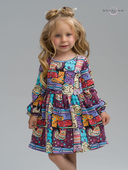 Платье Моана коты в горошек - Sovalina фото 8