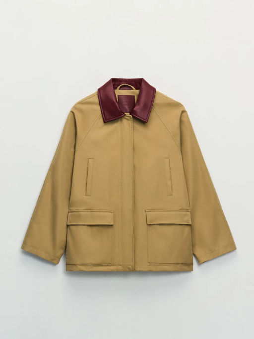 Куртка оверсайз с акцентным воротником ZR2604102209-63 / Zarina  фото 11