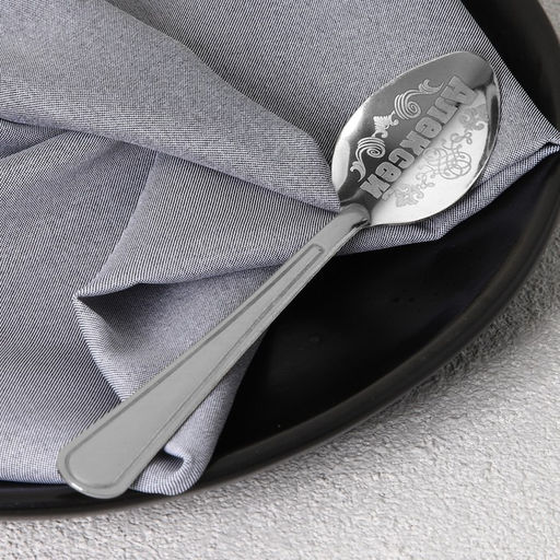 Цена за 3 шт. Ложка чайная именная Алексей, 3?14 см