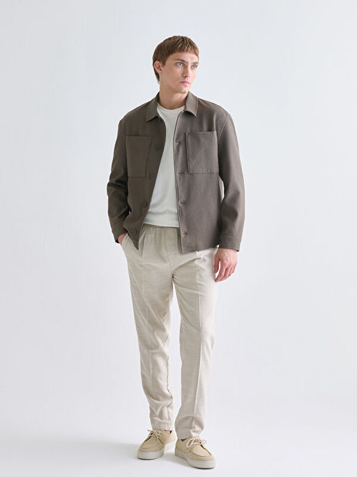 G?mlek Yaka Erkek Ceket