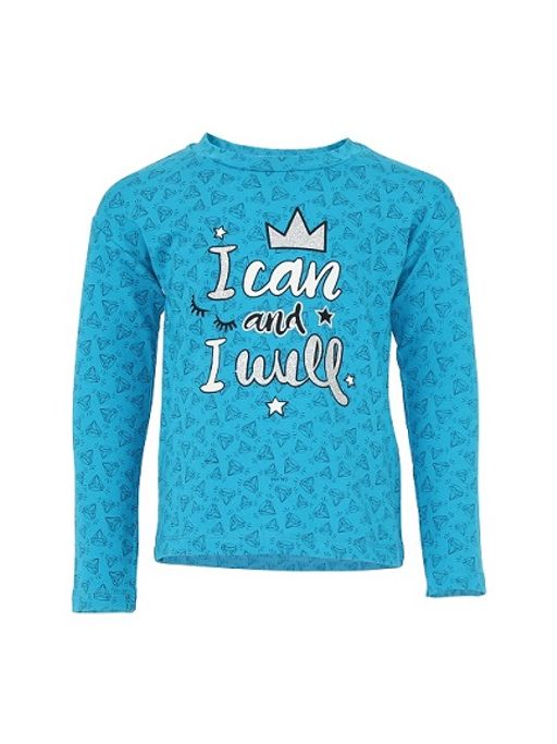 CRB wear/CSK 62377 Джемпер для девочки, морская волна/Ex.Cherubino