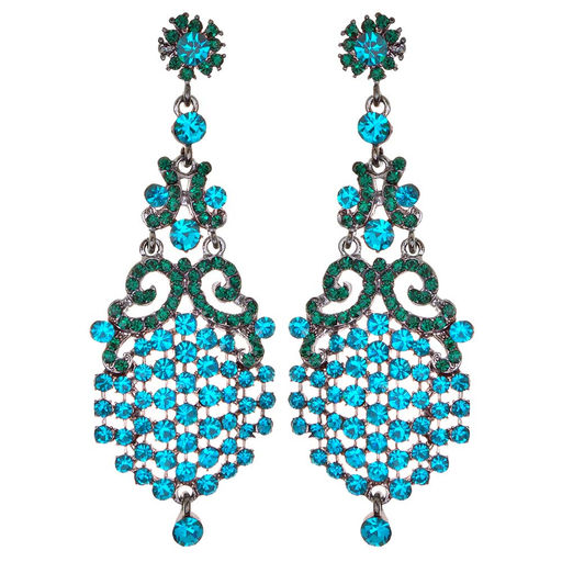 Серьги длинные на гвоздиках арт. 10 8284 (id 74865)