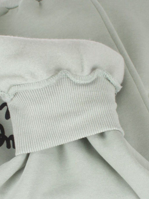 5663 MENTHOL Брюки спортивные женские с начесом (50% хлопок, 50% полиэстер) - Фабричный китай фото 8