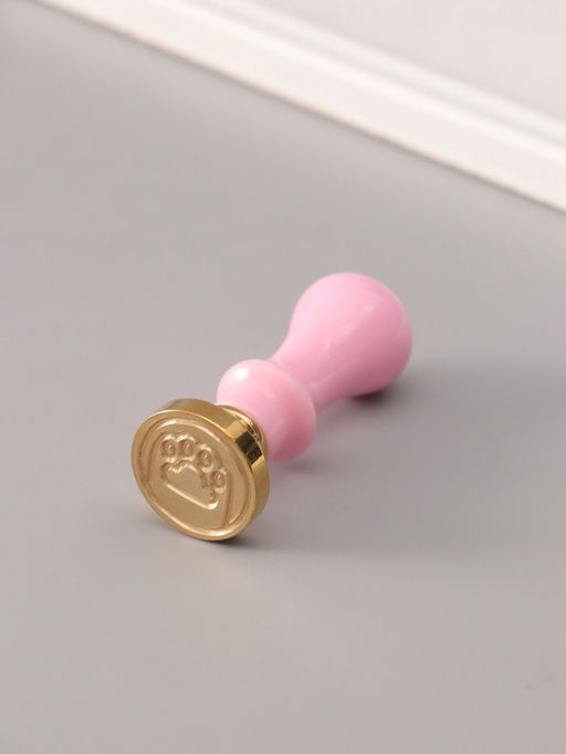 Подарочный набор для сургучной печати «Лапка котика», печать, ручка, сургуч, 12.5×10×3.6 см