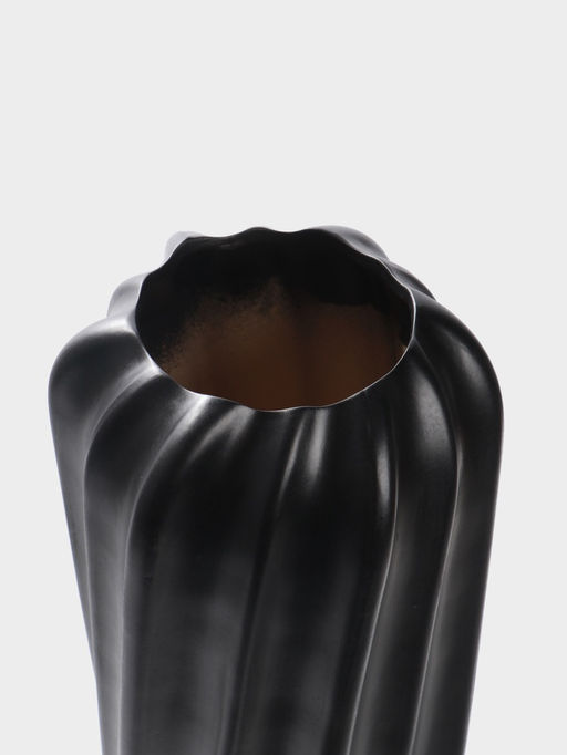 Ваза напольная керамика "Бласио" 58х14 см, чёрный