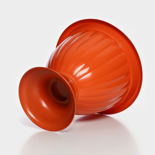 Вазон для цветов «Жасмин», 18 л, d=43 см, h=30 см, коричневый