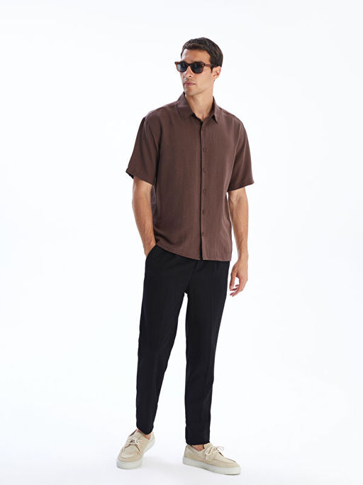 Regular Fit K?sa Kollu Arm?rl? Erkek G?mlek