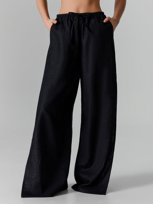 Брюки домашние женские с боковыми высокими разрезами - Mark formelle фото 4