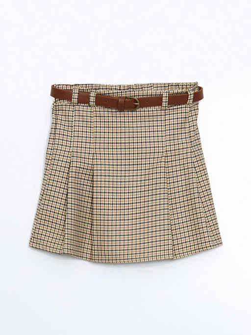 Beli Lastikli K?z ?ocuk Kemerli Etek ve K?lotlu ?orap 2li - Waikiki фото 2