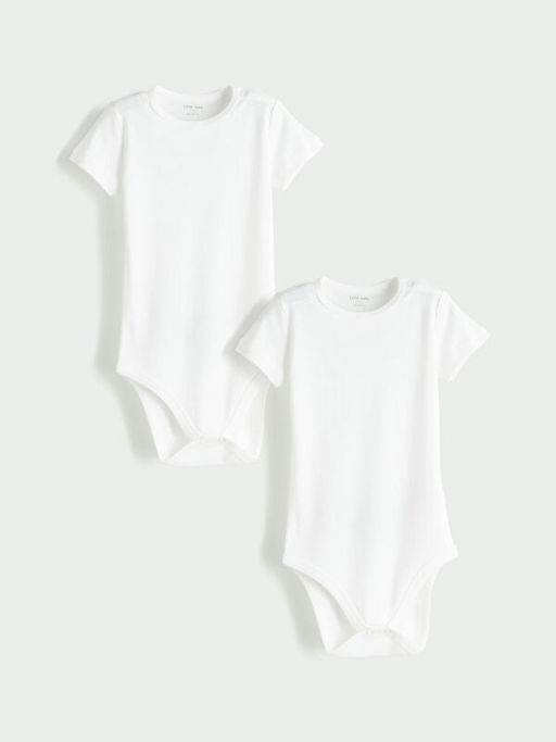 Organik Kuma? K?z Bebek ??t??tl? Bodysuit 2li