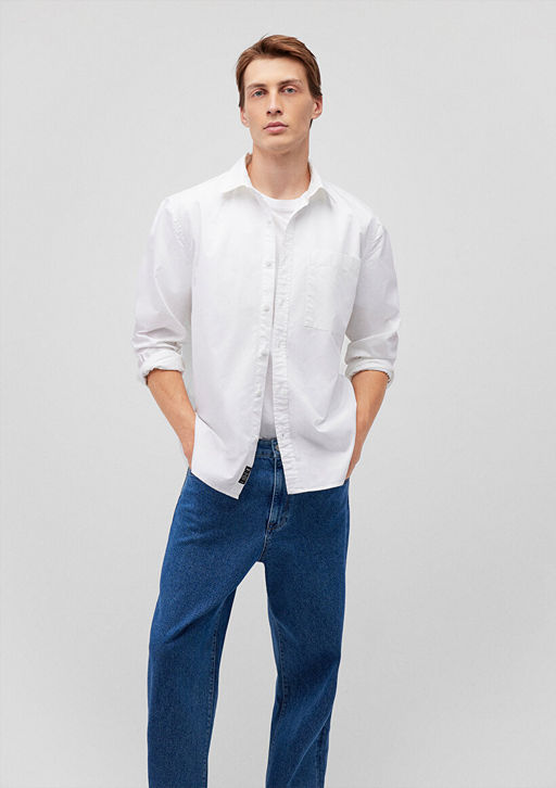 Beyaz Gomlek - Mavi фото 2