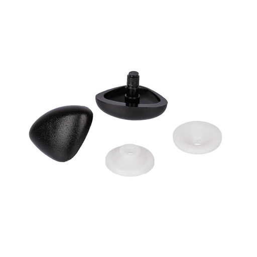 HobbyBe HKT-25 Нос пластиковый с фиксатором 29 мм x 22 мм 5 х 1 шт. чёрный